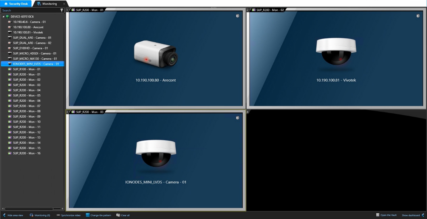 Integrating Secure Display Stations with Security Center